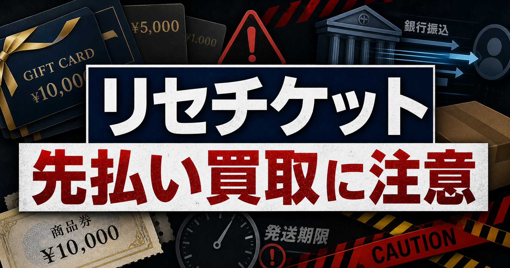 リセチケット 先払い買取に注意