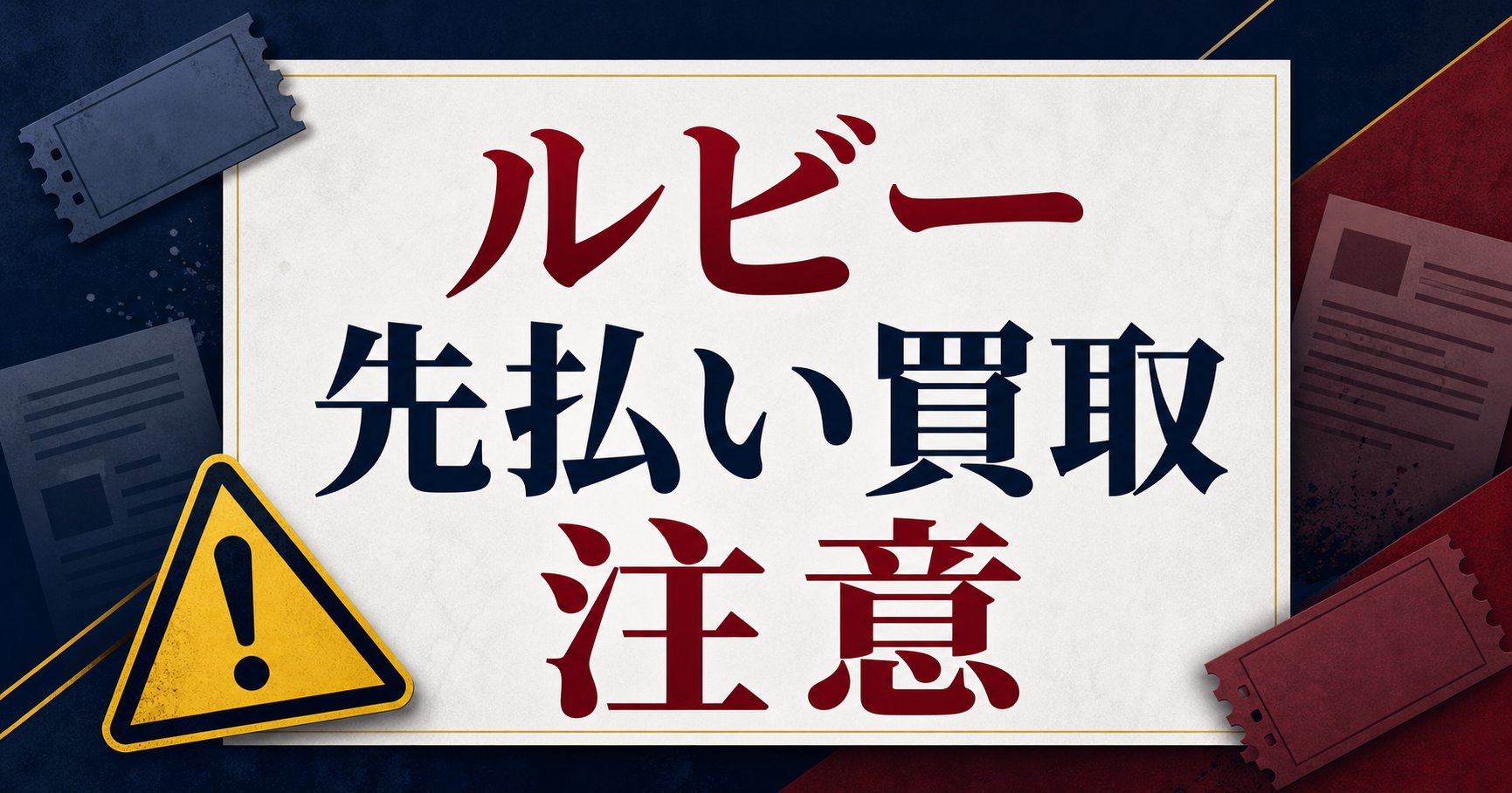 Ruby-ルビー 先払い買取に注意