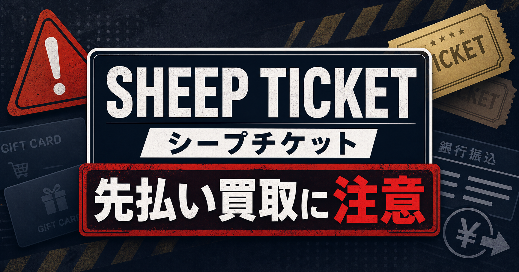 SHEEP TICKET(シープチケット) 先払い買取に注意