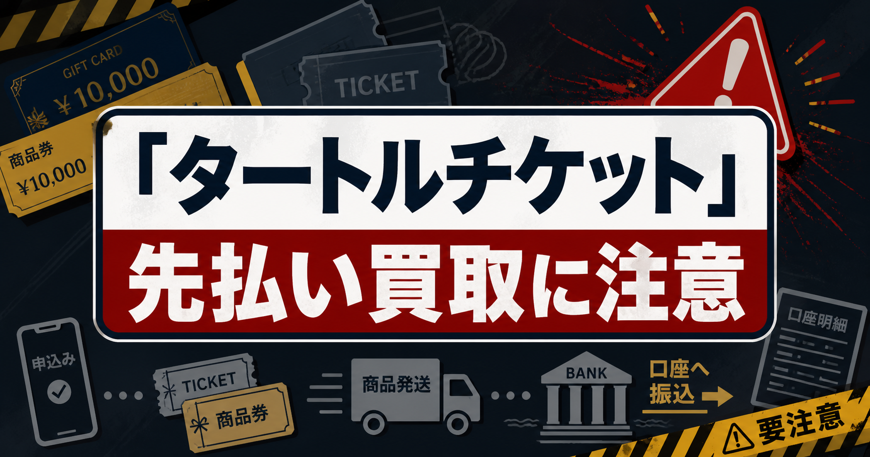 タートルチケット 先払い買取に注意