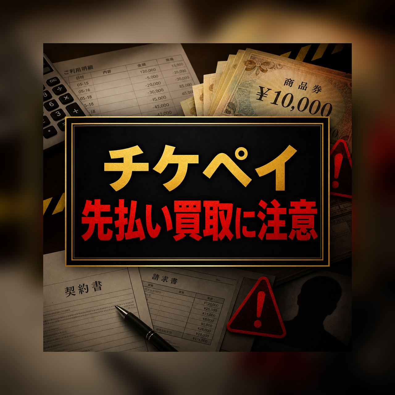 チケペイ 先払い買取に注意