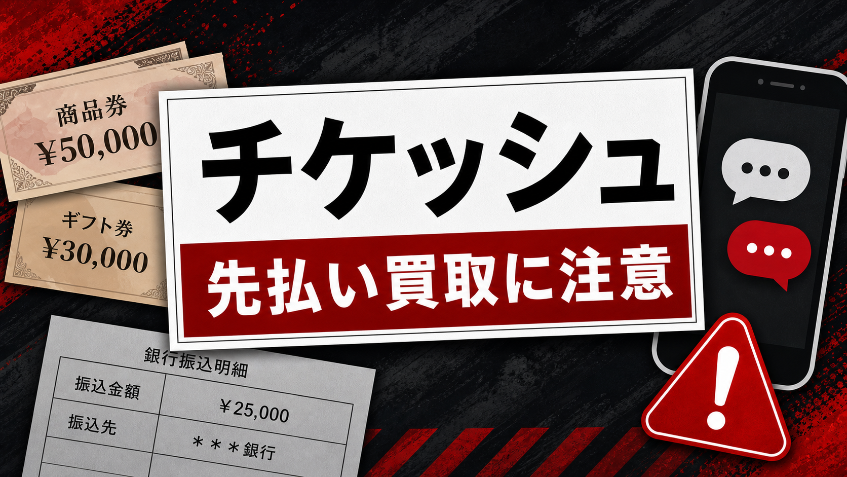チケッシュ-tickesh 先払い買取に注意