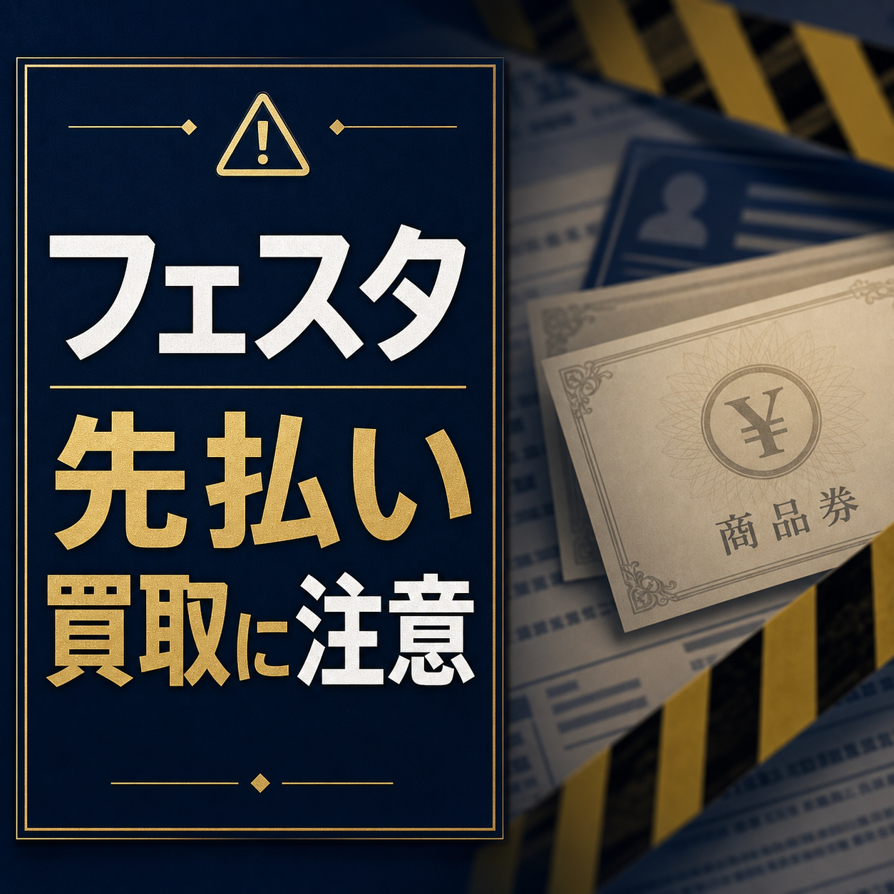 フェスタ-FESTA- 先払い買取に注意