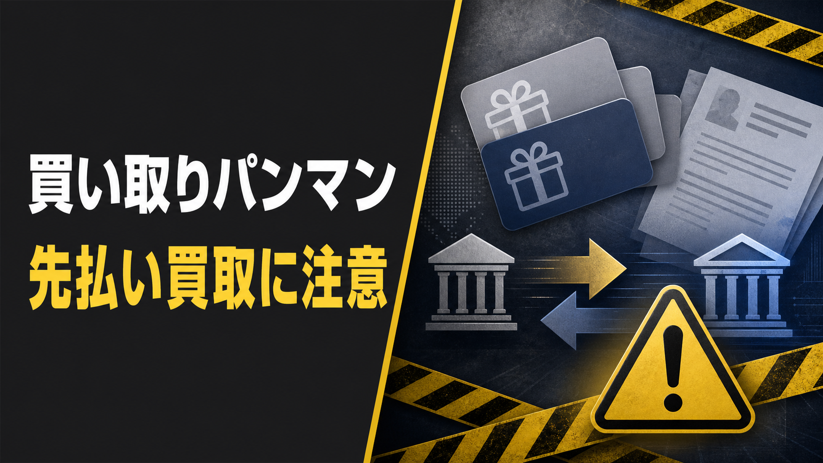 買い取りパンマン 先払い買取に注意
