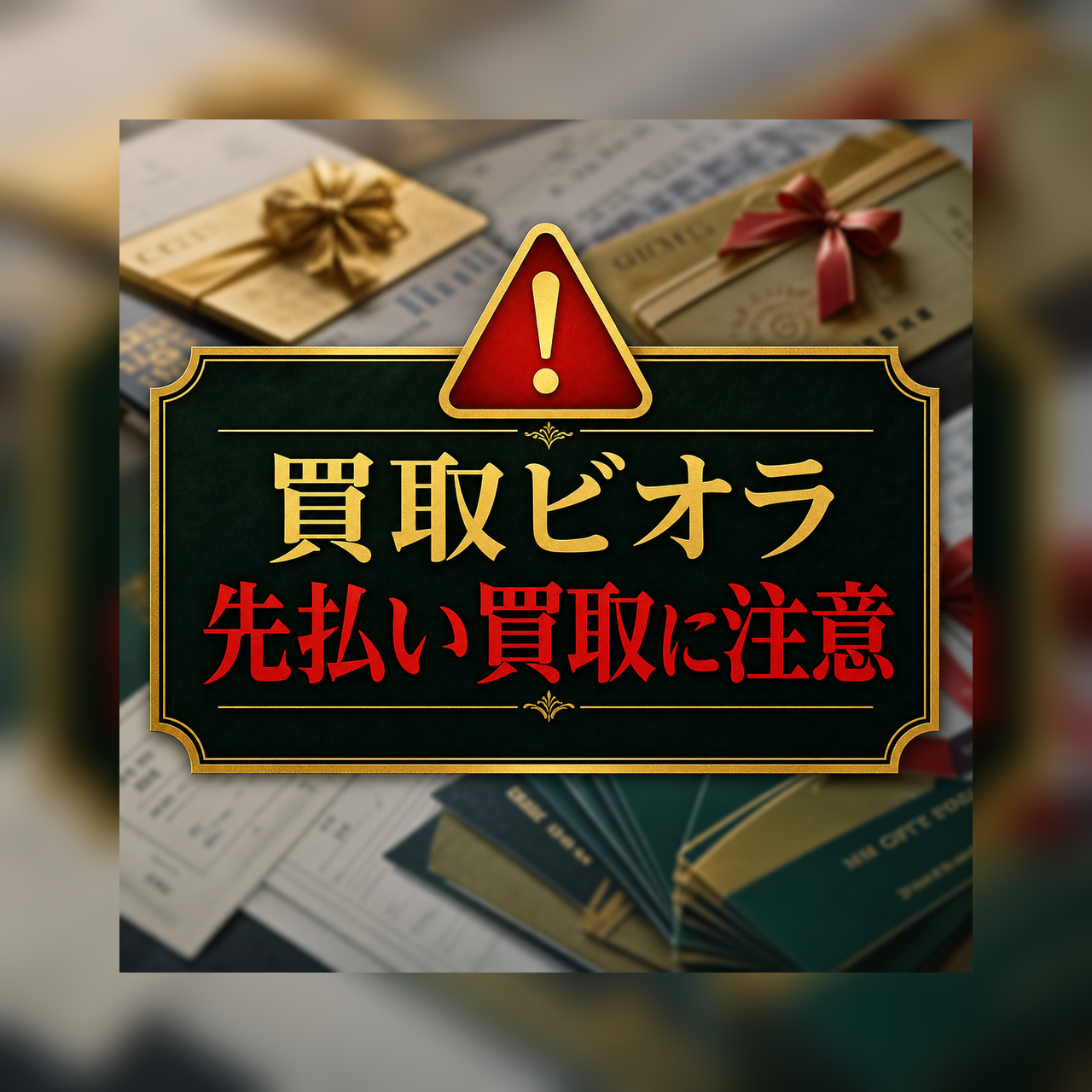 買取ビオラ 先払い買取に注意