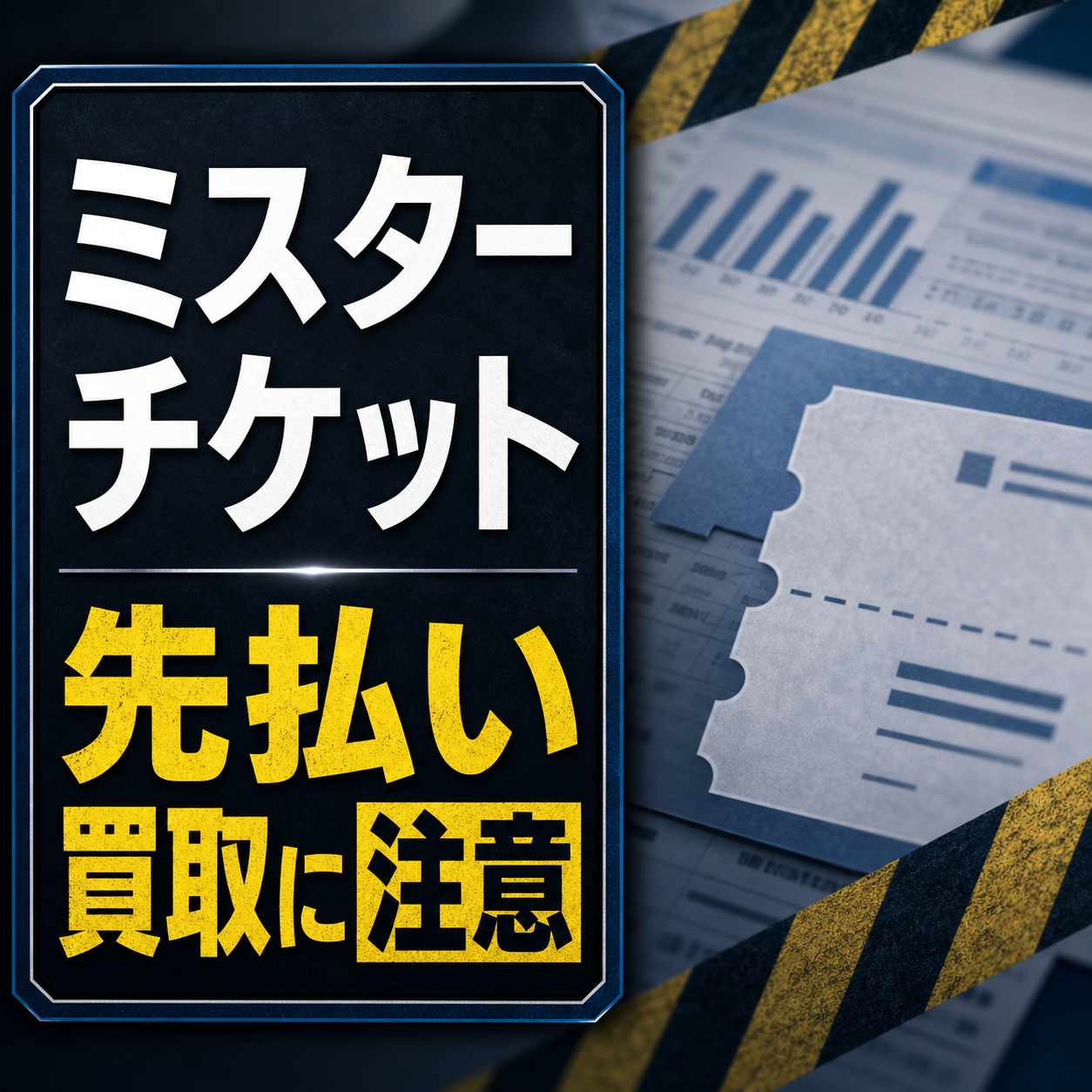 ミスターチケット 先払い買取に注意