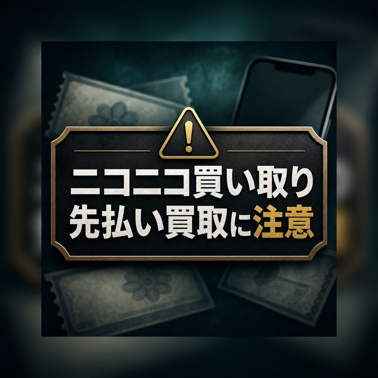 ニコニコ買い取り 先払い買取に注意