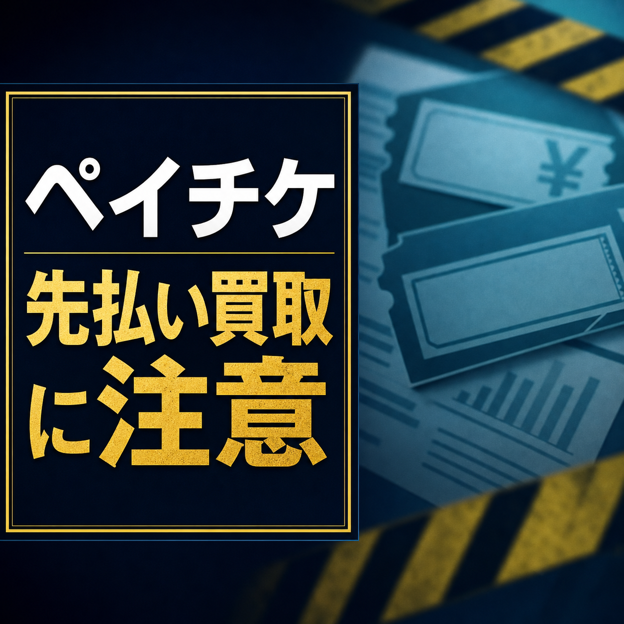 ペイチケ 先払い買取に注意