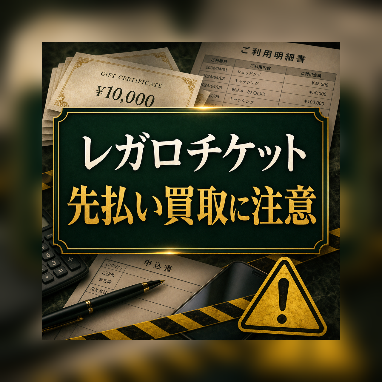 レガロチケット-REGALO TICKET- 先払い買取に注意