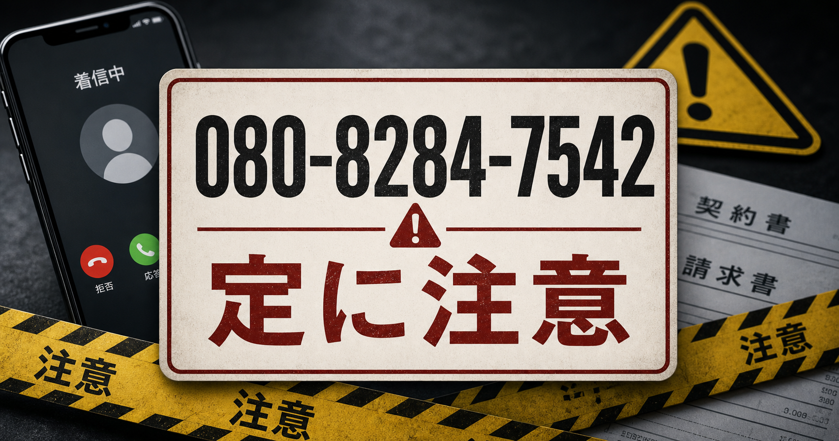 080-8284-7542 定 闇金に注意