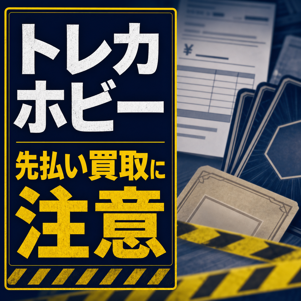 トレカホビー 先払い買取に注意