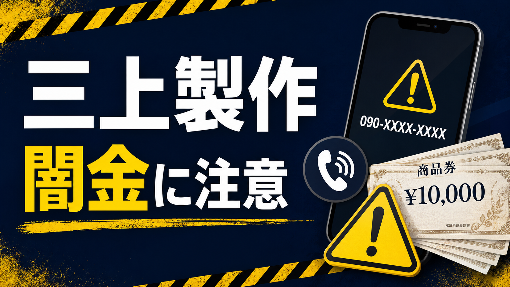 090-5829-6533 三上製作 闇金に注意