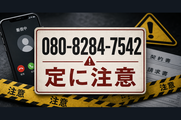 080-8284-7542 定 闇金に注意