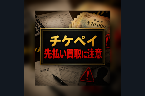 チケペイ 先払い買取に注意
