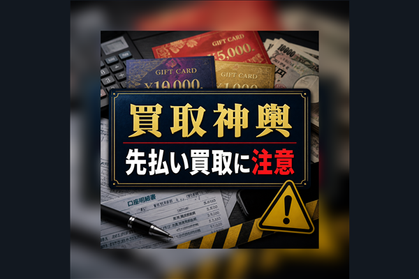 買取神輿-みこし- 先払い買取に注意