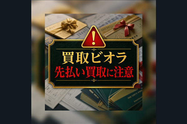 買取ビオラ 先払い買取に注意