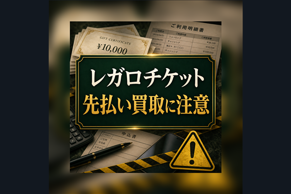 レガロチケット-REGALO TICKET- 先払い買取に注意