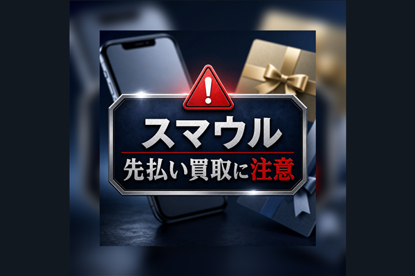 スマウル 先払い買取に注意