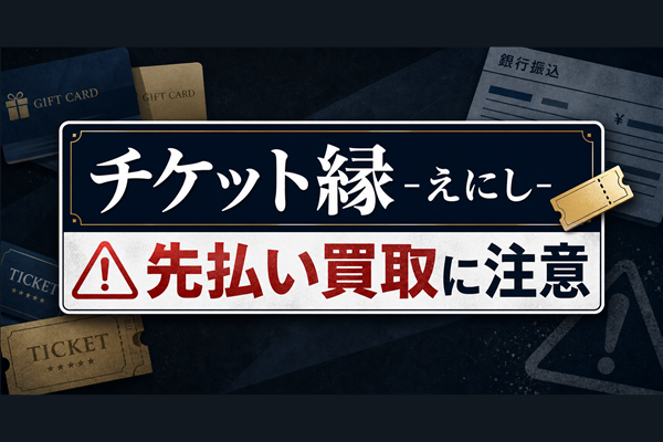 チケット縁-えにし- 先払い買取に注意