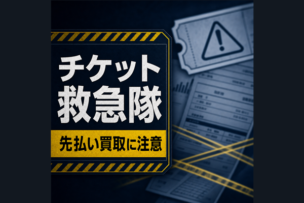 チケット救急隊 先払い買取に注意