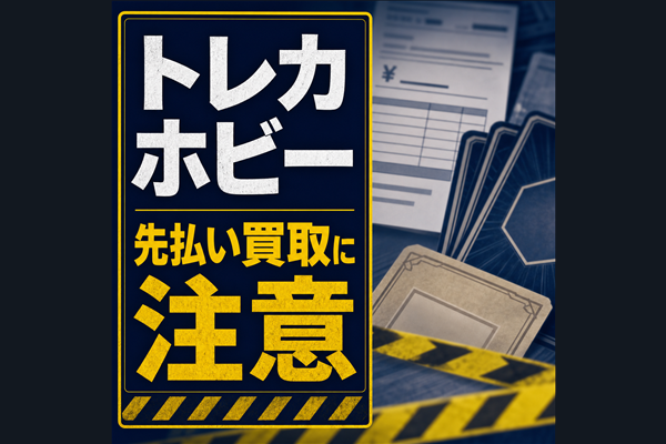 トレカホビー 先払い買取に注意