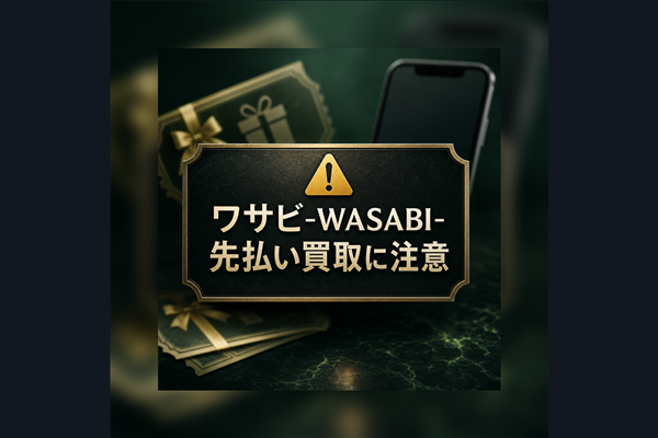 ワサビ-WASABI- 先払い買取に注意