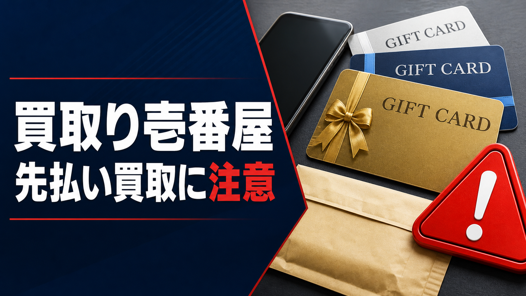 買取り壱番屋-ICHIBANYA- 先払い買取に注意