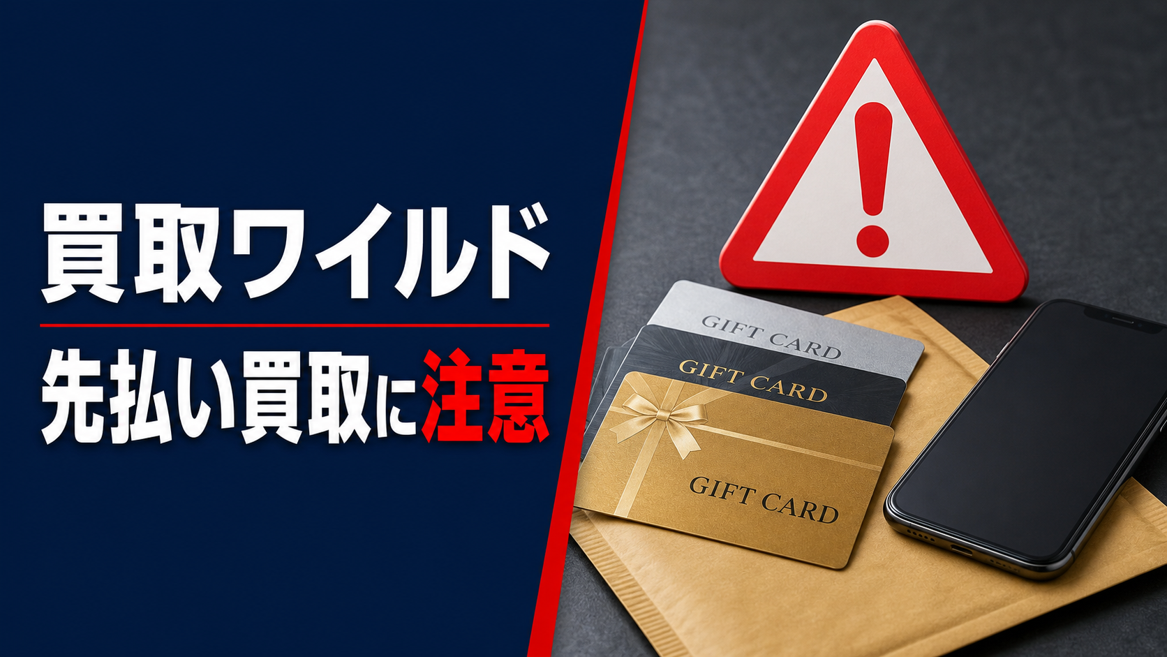 買取ワイルド 先払い買取に注意