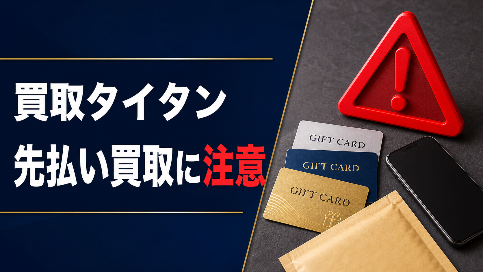 買取タイタン-TITAN- 先払い買取に注意