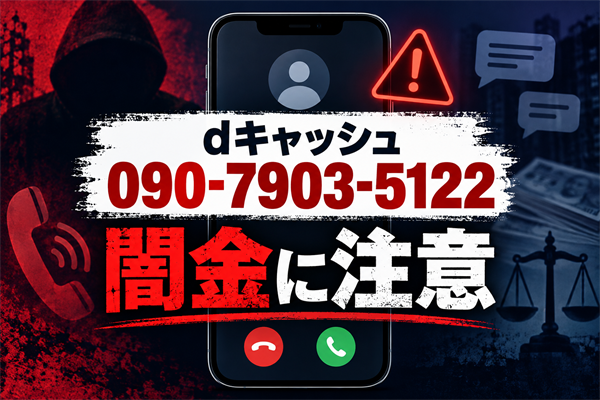 090-7903-5122 dキャッシュ 闇金に注意