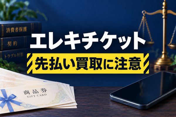 エレキチケット 先払い買取に注意