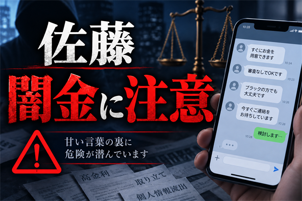 佐藤（サトウ） 闇金に注意